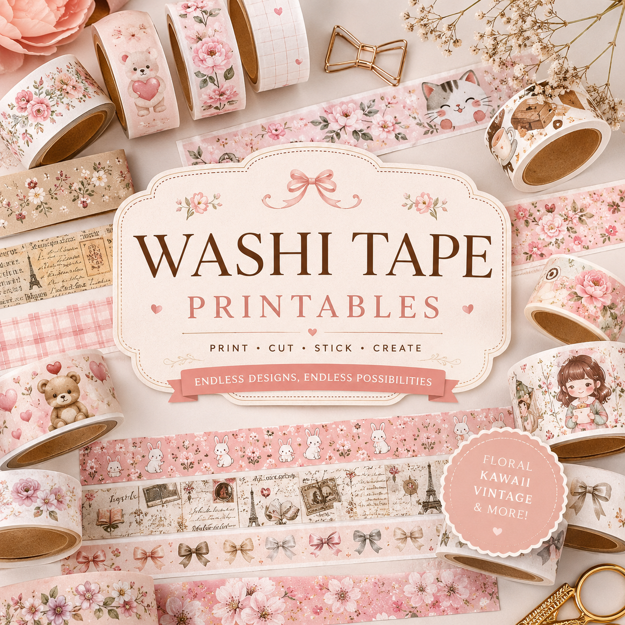 Washi Tape Printables